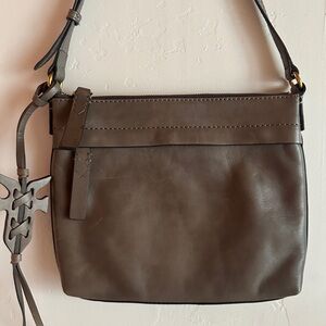 Brown Leather Crossbody Bag